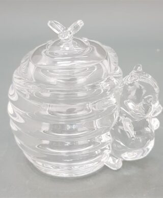 כלי לדבש קריסטל עם דובי כלי לדבש קריסטל עם דובי