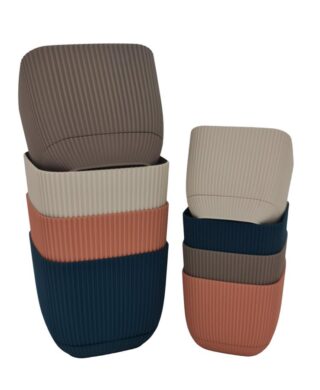 בית עציץ 13*15 חום