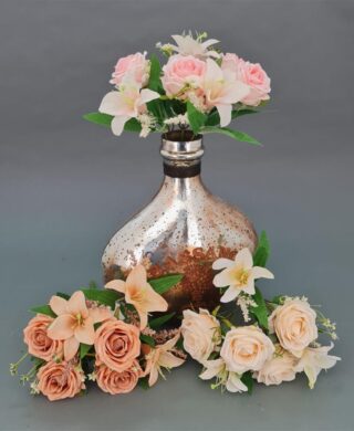 זר פרחים 32סמ.