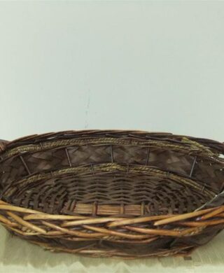 סלסלה אובלית חומה 14*45*60