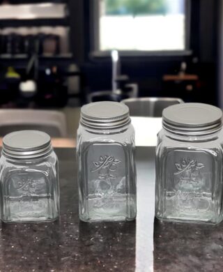 צנצנת מרובעת 0.5L