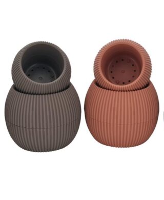 בית עציץ כדור פסים 7*9 חמרה בית עציץ כדור פסים 7*9 חמרה