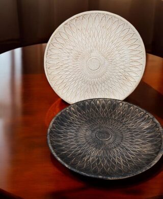 מגש עגול 30 סמ. שחור