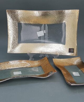 מגש מלבני זהב 18*30 מגש מלבני זהב 18*30