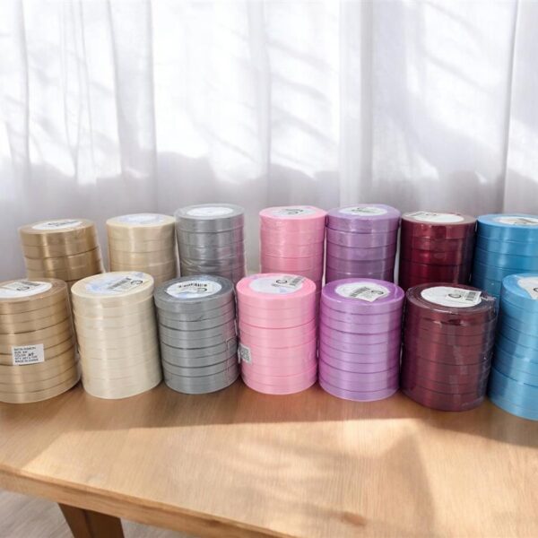 10יח' גליל סאטן 1.5סמ*23מטר אפור