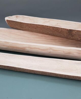 מגש אובלי עץ מגולף 6*12*57 מגש אובלי עץ מגולף 6*12*57