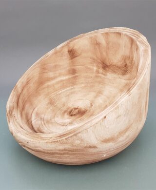 קערה עץ מגולף 23*30*30 קערה עץ מגולף 23*30*30