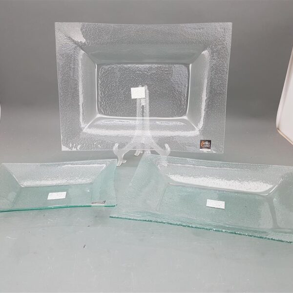 מגש זכוכית מלבני 24*31