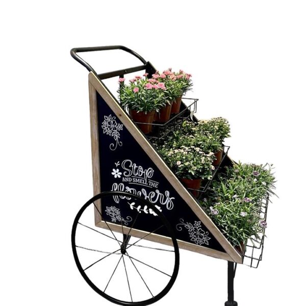 עגלת פרחים 3 קומות 122*75*97