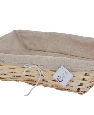 סלסלה מרופדת מלבנית 10*28*37