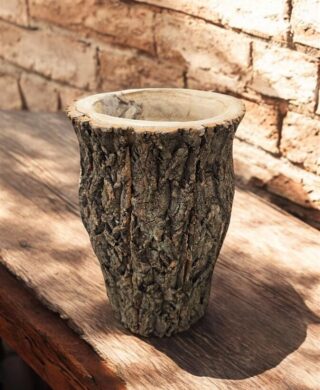 גזע עץ מלא בית עציץ 46*30 גזע עץ מלא בית עציץ 46*30