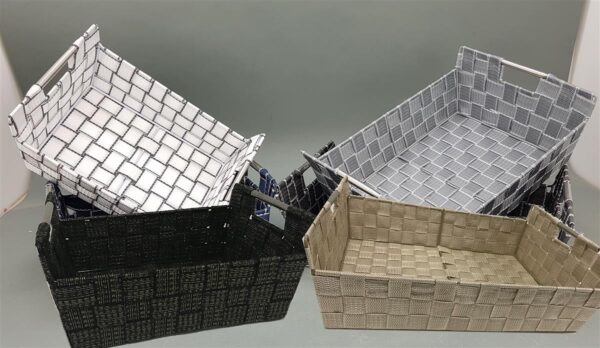 סלסלת רצועות שחור 12*30*41