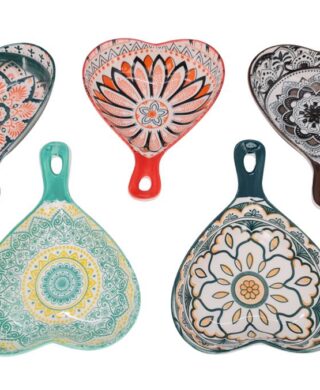 קערית "לב" עם ידית דקור 6*18*24