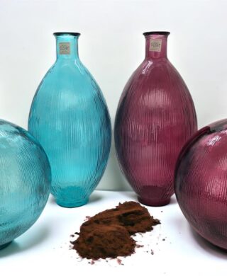 וזה אובלית פסים 59 סמ. ARES טורקיז וזה אובלית פסים 59 סמ. ARES טורקיז