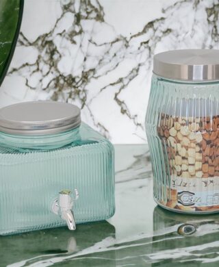 מיכל שתיה פסים תכלת 3.5L