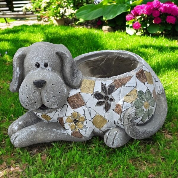 כלב עם עציץ 19*23*36