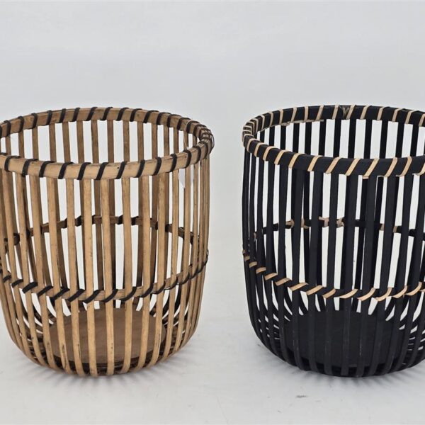 בית עציץ במבוק 28*26*26 שחור