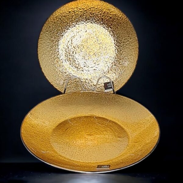 מגש עגול זהב 30 סמ.