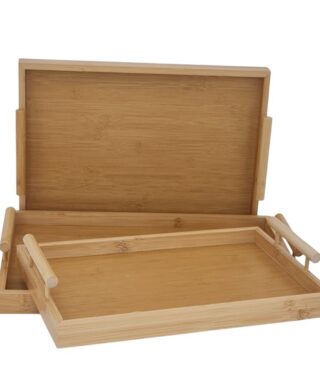 מגש במבוק עם ידיות 3*24*35