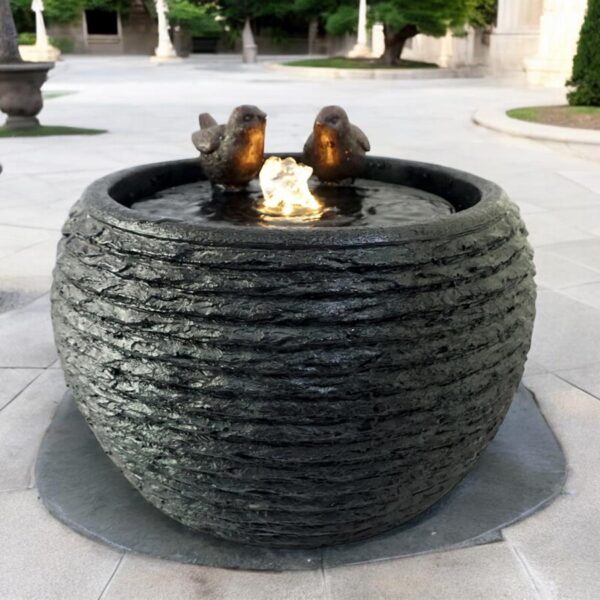 מזרקה עם אור כדור 20*25