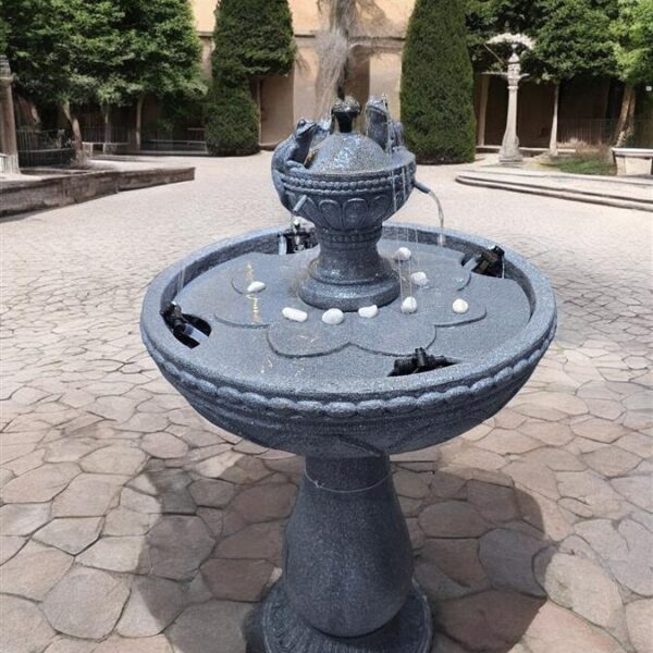 מזרקה 2 קומות עם שלט 84*50