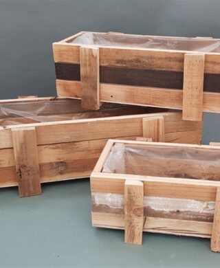 אדנית עץ מלא 11*18*50 אדנית עץ מלא 11*18*50