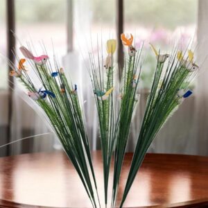 ענף עם ציפורים*12+עלים 78 סמ.