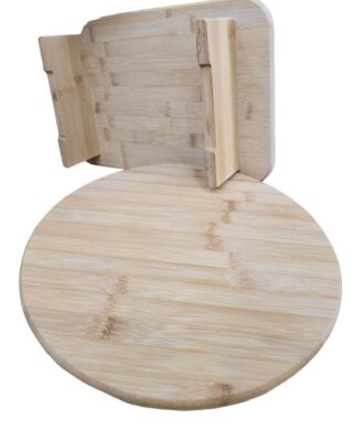 מגש במבוק עגול עם רגליים 8*32