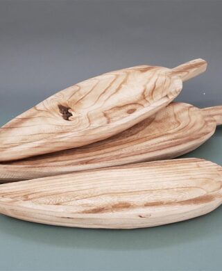 "עלה" עץ מגולף 4*20*59