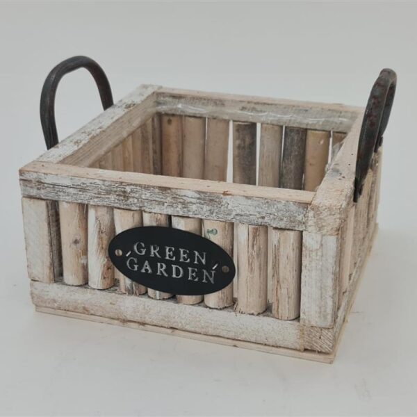 אדנית מרובעת עם ידיות 11*22*22