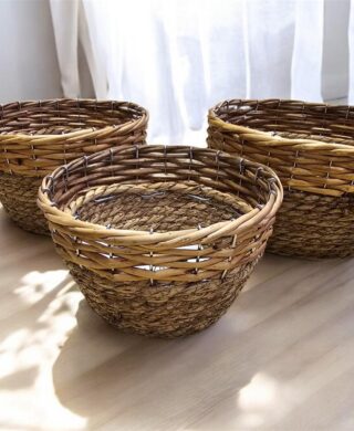 סלסלה עגולה עם בטנה 14*24