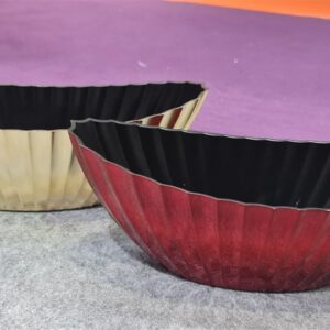 קערה אובלית אדום 14*15*36