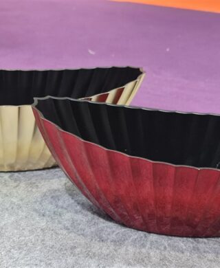 קערה אובלית אדום 14*15*36