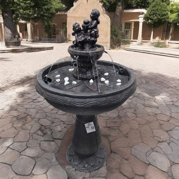 מזרקה 2 קומות עם שלט 90*53