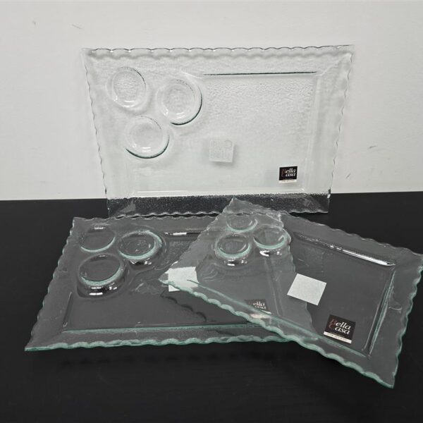 מגש מלבני שקעים 19*33