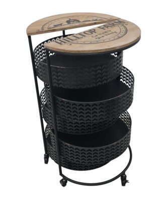 מעמד מגירות עגול נפתח 80*46