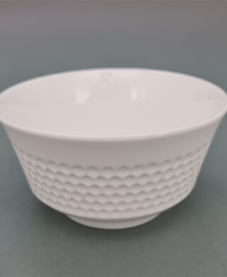 קערת סלט פורצלן לבן 6.5*13