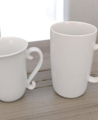 מאג פורצלן לבן גבוה 15*9