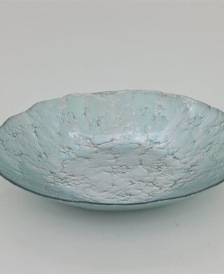 331.305 קערת זכוכית 40סמ. כסף MOON