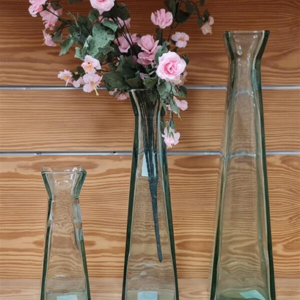 וזה פירמידה 55סמ. RECYCLED GLASS וזה פירמידה 55סמ. RECYCLED GLASS