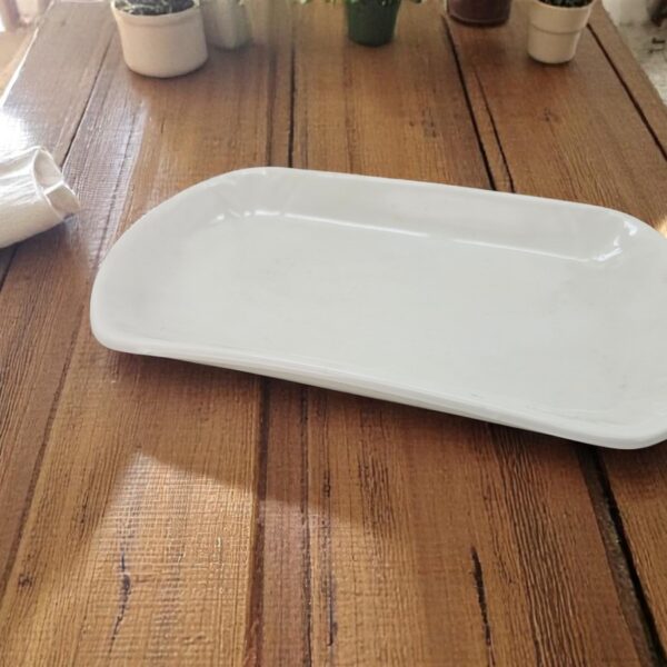 מגש מלבני פורצלן 12*20