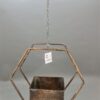 מעמד לעציץ משושה מתכת 33*15*34