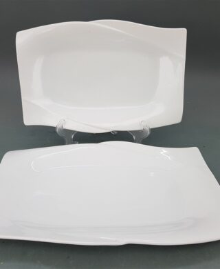 מגש פורצלן מלבני 23*35 מגש פורצלן מלבני 23*35