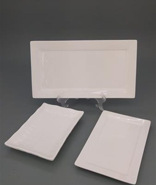 מגש מלבני פסים 15*21