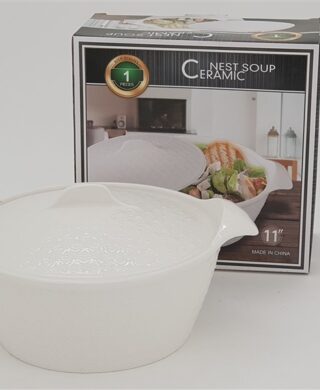 סיר עגול עם מכסה 27סמ.