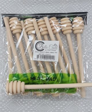 מקל עץ לדבש 16סמ