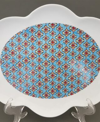 11M פלטה אובלית טורקיז 11"