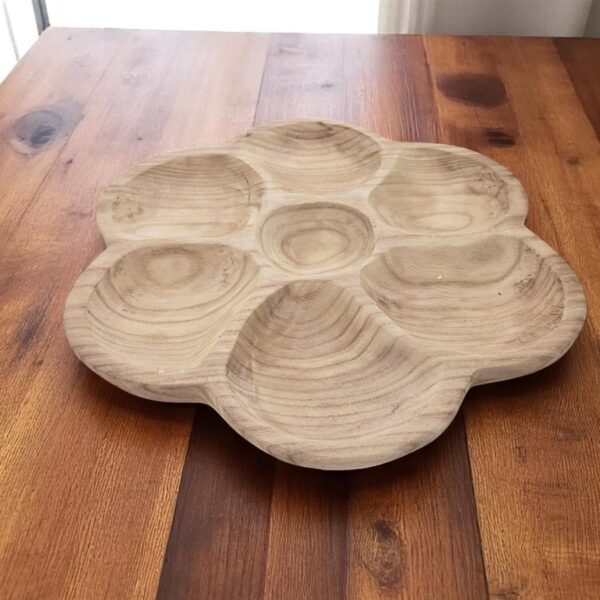 קברט "פרח" עץ מגולף 5*46