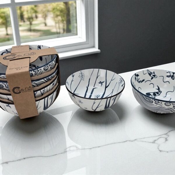 סט *4 קערות דקור 11.25X6 סמ.