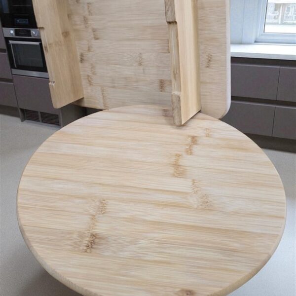 מגש במבוק עגול + רגליות 8*31